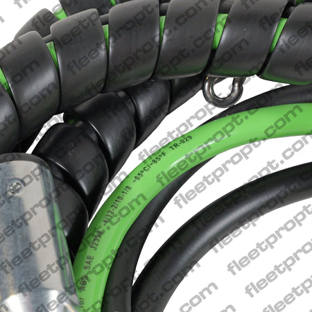 3 - in - 1 Semi Truck Air Line & ABS Power Kit 15ft – Heavy - Duty Rubber Hose Assembly F-2412 - FleetPro - FLEETPRO PARTS & TIRES