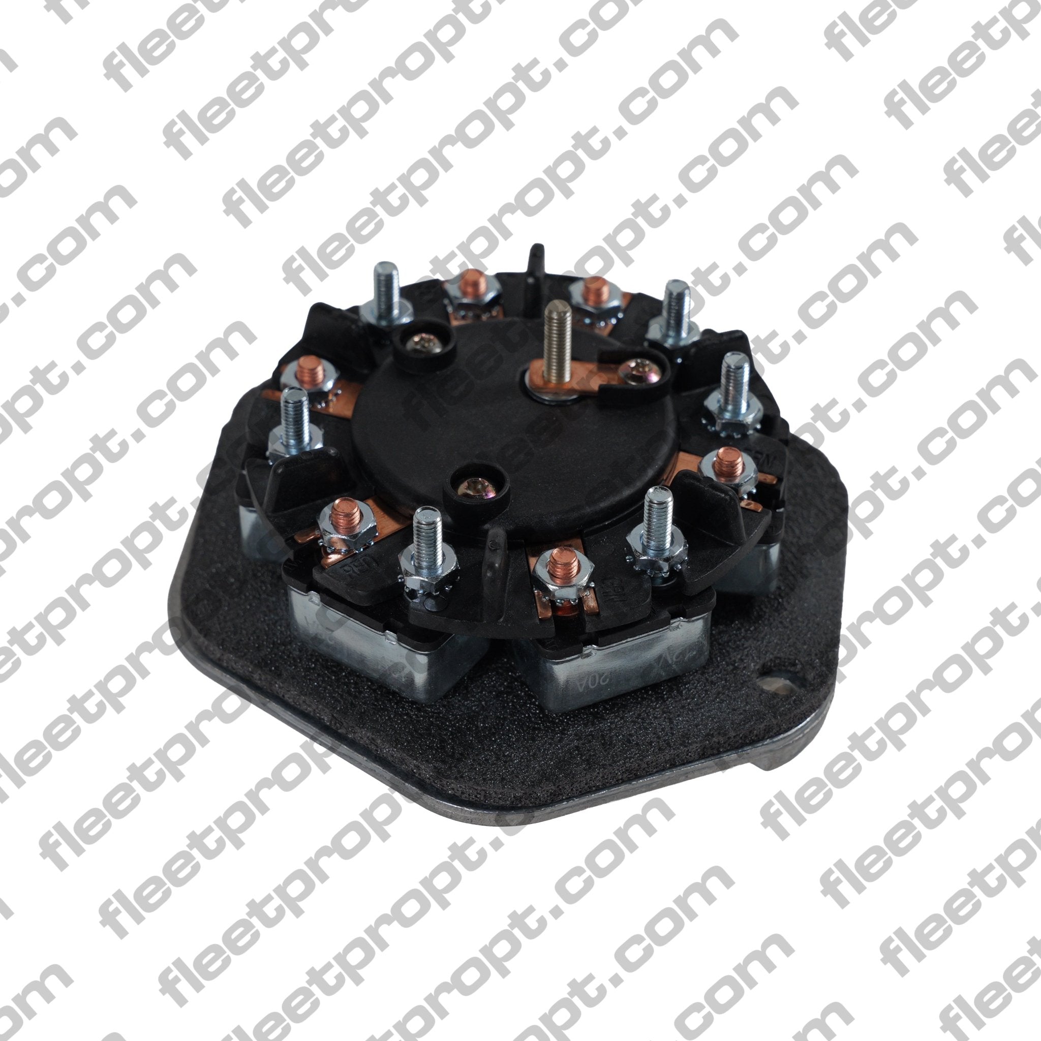 7 - Way Metal Electrical Socket with Solid Pins – Truck & Trailer Connector – Replaces Phillips 60 - 2526UT F-248 - FleetPro - FLEETPRO PARTS & TIRES