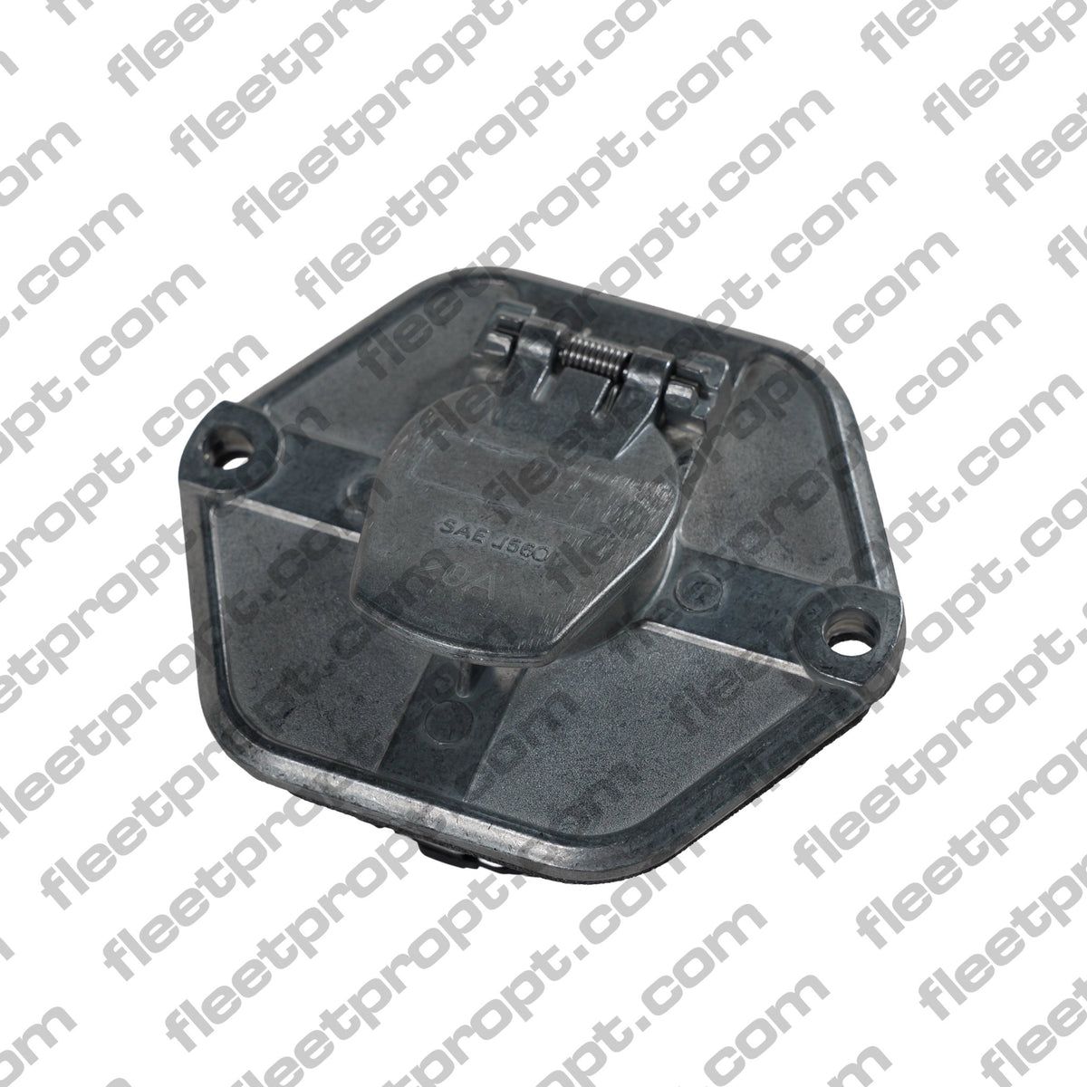 7 - Way Metal Electrical Socket with Solid Pins – Truck & Trailer Connector – Replaces Phillips 60 - 2526UT F-248 - FleetPro - FLEETPRO PARTS & TIRES