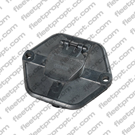 7 - Way Metal Electrical Socket with Solid Pins – Truck & Trailer Connector – Replaces Phillips 60 - 2526UT F-248 - FleetPro - FLEETPRO PARTS & TIRES
