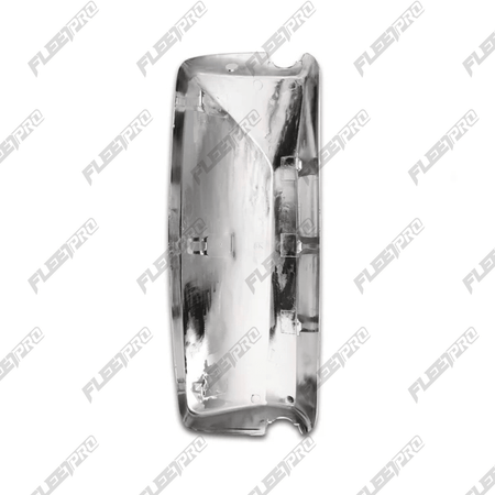 Volvo VNL Door Mirror Cover Replacement - 2004 - 2025 Driver Chrome - 23836105 F-2525-L - FleetPro - FLEETPRO PARTS & TIRES