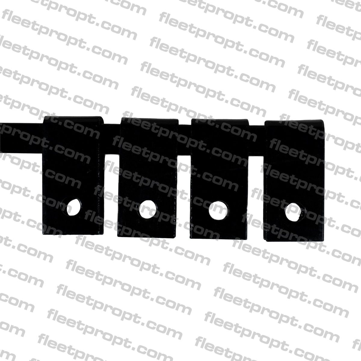 30" Black Steel Mud Flap Holders – Straight Square Universal Pair – OEM BTS A25RL 562.312HD F-267 - FleetPro - FLEETPRO PARTS & TIRES