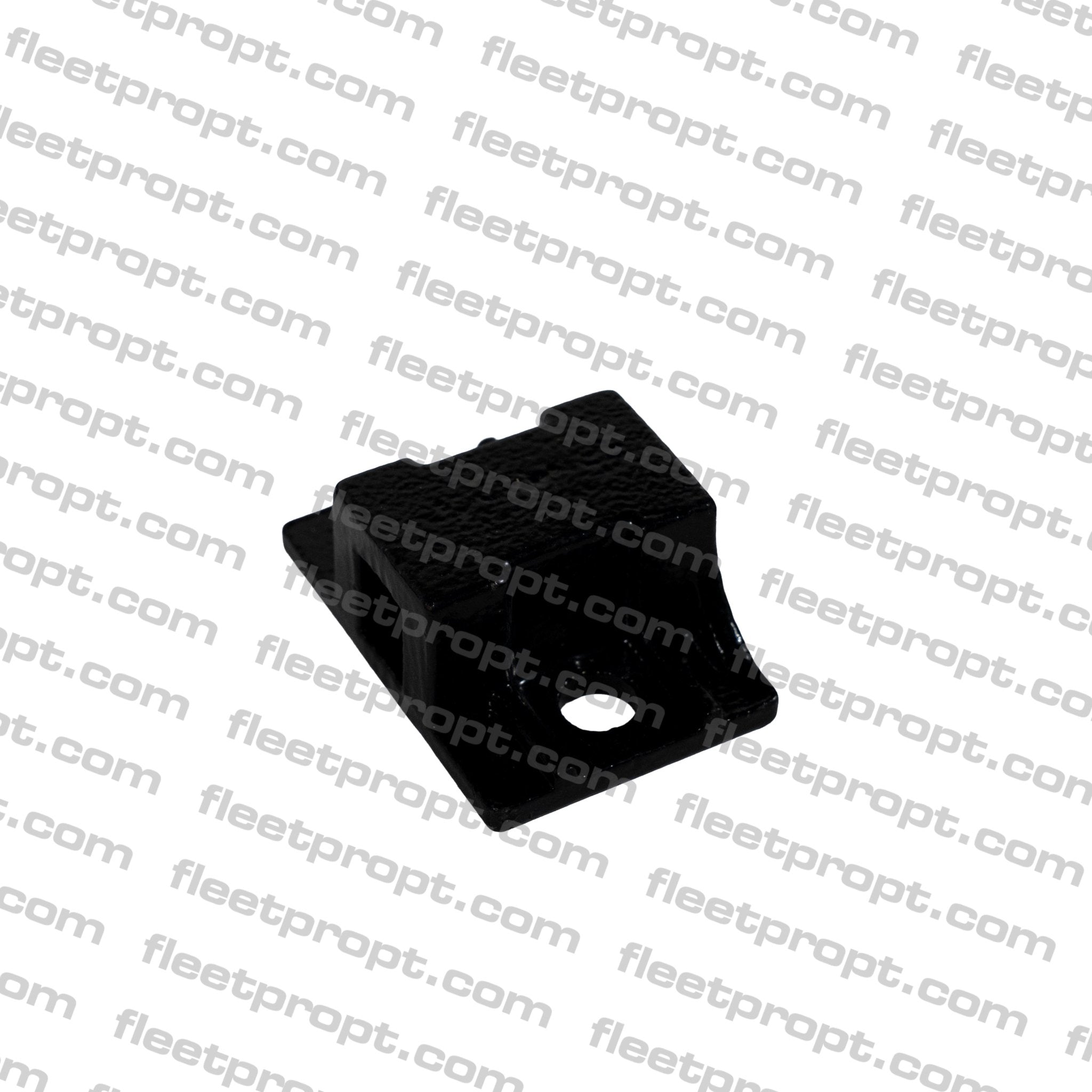 30" Black Steel Mud Flap Holders – Straight Square Universal Pair – OEM BTS A25RL 562.312HD F-267 - FleetPro - FLEETPRO PARTS & TIRES