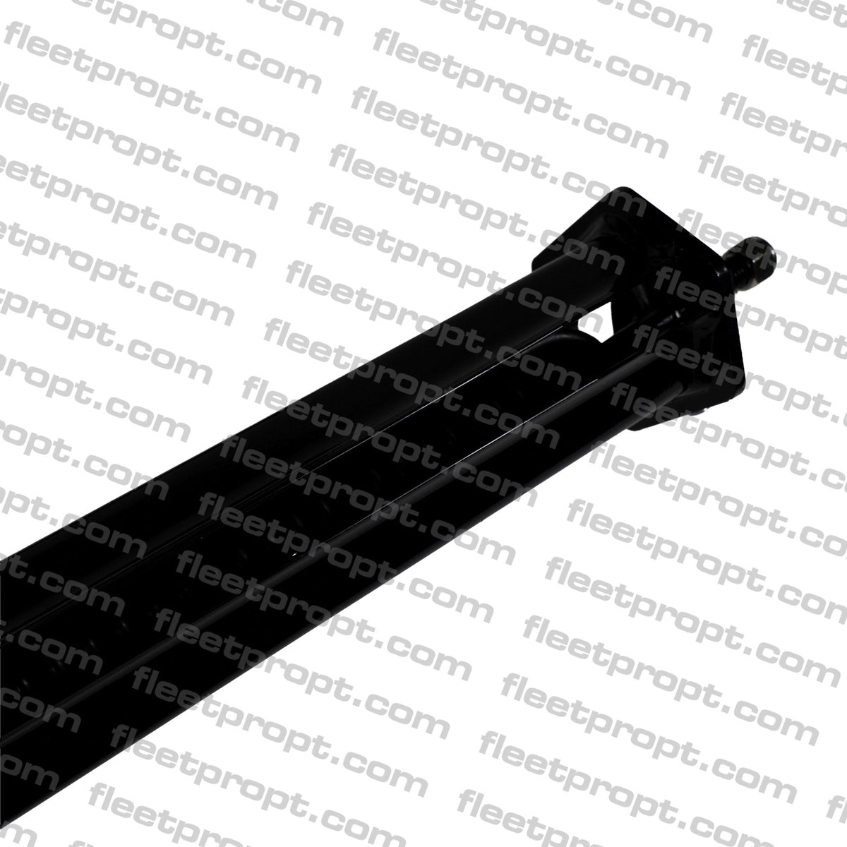 Spring Loaded Mud Flap Hanger - 30" 45° Round Tube 1 1/8" Bolt Spacing - B673025WTBK F-268 - FleetPro - FLEETPRO PARTS & TIRES