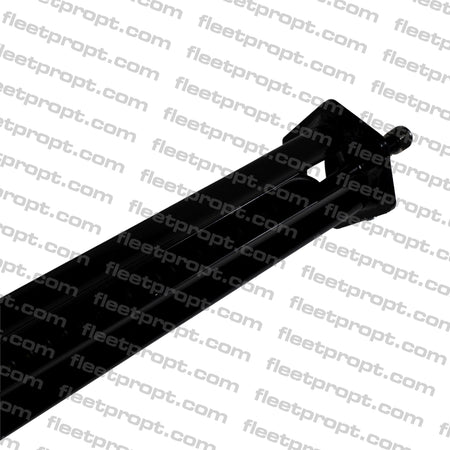 Spring Loaded Mud Flap Hanger - 30" 45° Round Tube 1 1/8" Bolt Spacing - B673025WTBK F-268 - FleetPro - FLEETPRO PARTS & TIRES