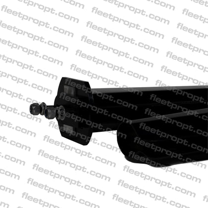 Spring Loaded Mud Flap Hanger - Universal 30" Black Straight Pair 2.5" Spacing - 562.490B F-269 - FleetPro - FLEETPRO PARTS & TIRES