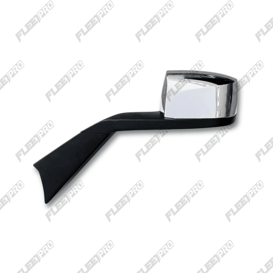 LH Hood Mirror Volvo VNL Chrome & Black with Heat – 2018 - 2025 (Gen 3) Driver Side OEM Replacement 84723681 F-3023A-LS32 - FleetPro - FLEETPRO PARTS & TIRES