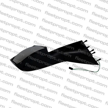 LH Hood Mirror Volvo VNL Chrome & Black with Heat – 2018 - 2025 (Gen 3) Driver Side OEM Replacement 84723681 F-3023A-LS32 - FleetPro - FLEETPRO PARTS & TIRES