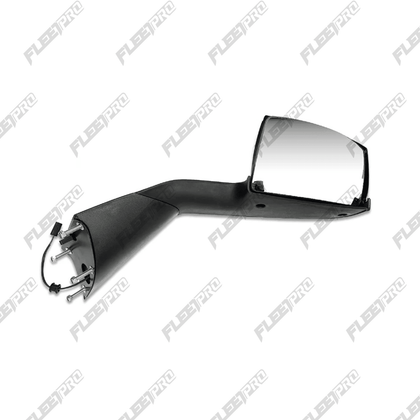 Volvo VNL Hood Mirror (2018–2025 Gen 3) – Passenger Side Chrome & Black Heated Assembly – Replaces 84723683 F-3023A-RS32 - FleetPro - FLEETPRO PARTS & TIRES