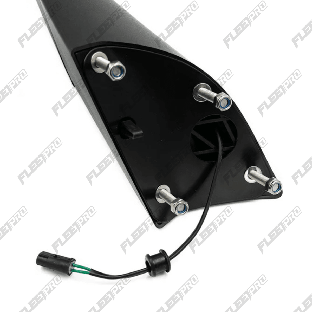 Volvo VNL Hood Mirror (2018–2025 Gen 3) – Passenger Side Chrome & Black Heated Assembly – Replaces 84723683 F-3023A-RS32 - FleetPro - FLEETPRO PARTS & TIRES