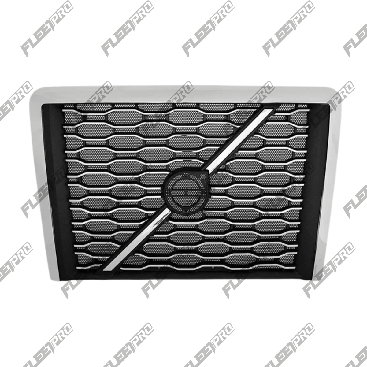 Volvo VNL Radiator Grille Screen - 2018 - 2025 Chrome Front - 84724157 F-3324 - FleetPro - FLEETPRO PARTS & TIRES