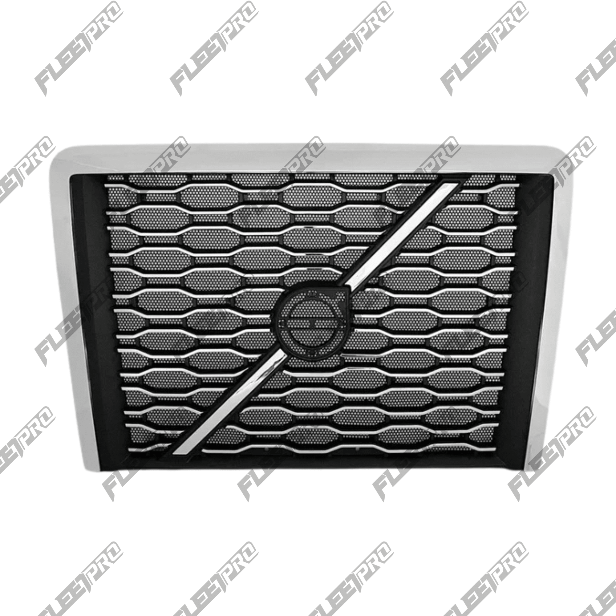 Volvo VNL Radiator Grille Screen - 2018 - 2025 Chrome Front - 84724157 F-3324 - FleetPro - FLEETPRO PARTS & TIRES