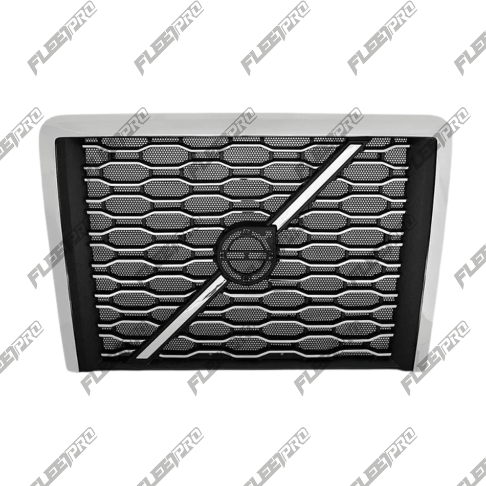 Volvo VNL Radiator Grille Screen - 2018 - 2025 Chrome Front - 84724157 F-3324 - FleetPro - FLEETPRO PARTS & TIRES