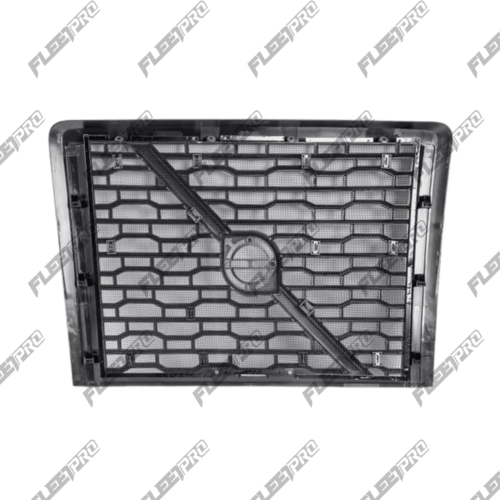 Volvo VNL Radiator Grille Screen - 2018 - 2025 Chrome Front - 84724157 F-3324 - FleetPro - FLEETPRO PARTS & TIRES