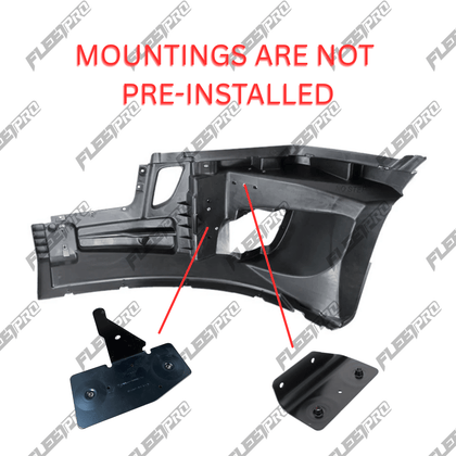 Cascadia Bumper Reinforcement – 2018 - 2025 – Passenger RH (Mountings Not Pre - Installed) F-34023-R - FleetPro - FLEETPRO PARTS & TIRES