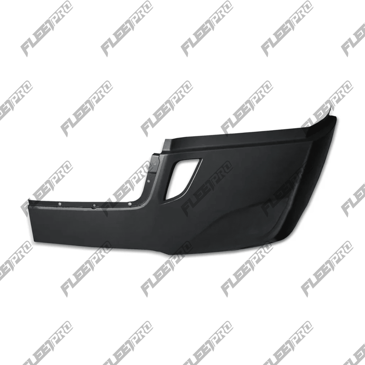 Cascadia LH Corner Bumper Cover - 2018 - 2025 Premium Driver Outer w/o Fog Light Hole - 21 - 29100 - 008 F-3423-LS16 - FleetPro - FLEETPRO PARTS & TIRES
