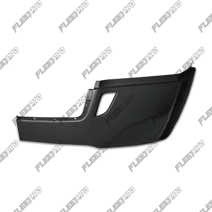 Cascadia LH Corner Bumper Cover - 2018 - 2025 Premium Driver Outer w/o Fog Light Hole - 21 - 29100 - 008 F-3423-LS16 - FleetPro - FLEETPRO PARTS & TIRES