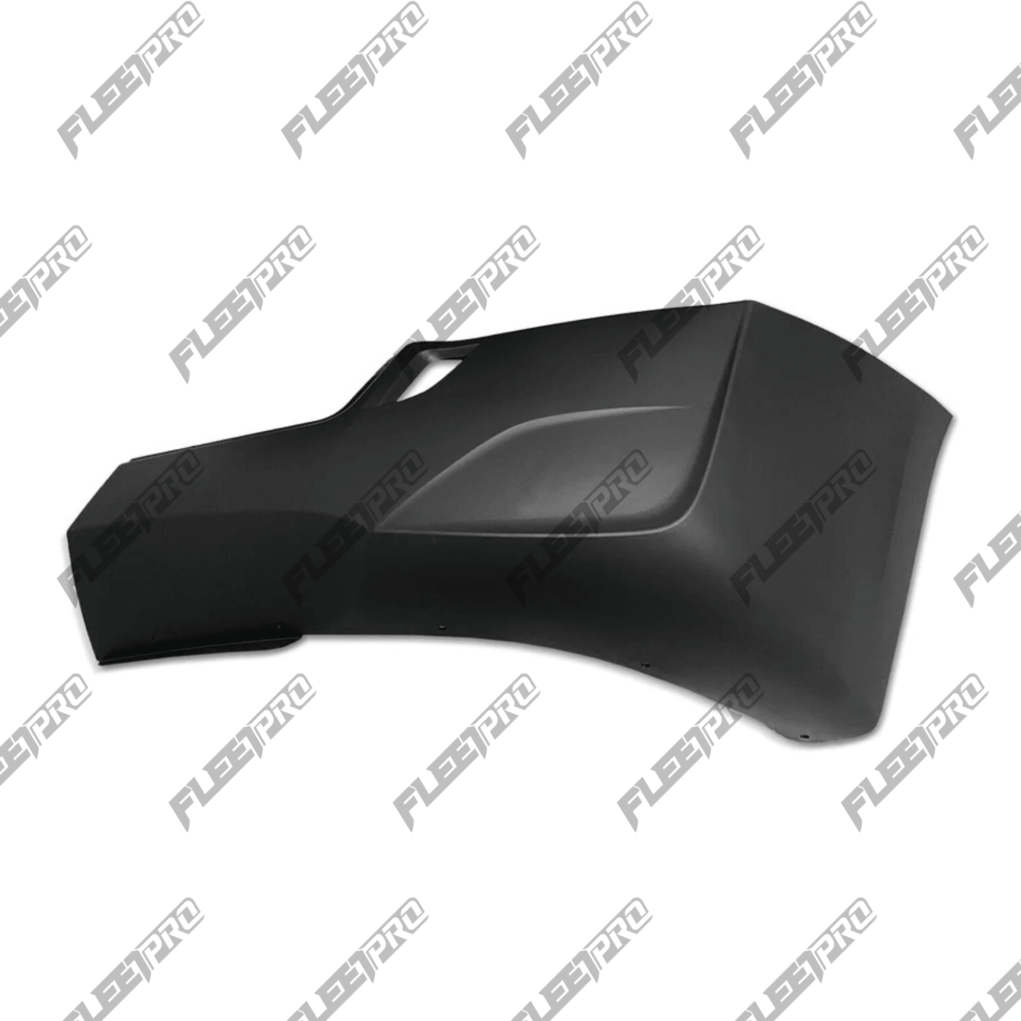 Cascadia LH Corner Bumper Cover - 2018 - 2025 Premium Driver Outer w/o Fog Light Hole - 21 - 29100 - 008 F-3423-LS16 - FleetPro - FLEETPRO PARTS & TIRES