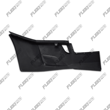 Cascadia LH Corner Bumper Cover - 2018 - 2025 Premium Driver Outer w/o Fog Light Hole - 21 - 29100 - 008 F-3423-LS16 - FleetPro - FLEETPRO PARTS & TIRES