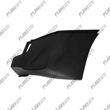 Cascadia LH Corner Bumper Cover - 2018 - 2025 Premium Driver Outer w/o Fog Light Hole - 21 - 29100 - 008 F-3423-LS16 - FleetPro - FLEETPRO PARTS & TIRES