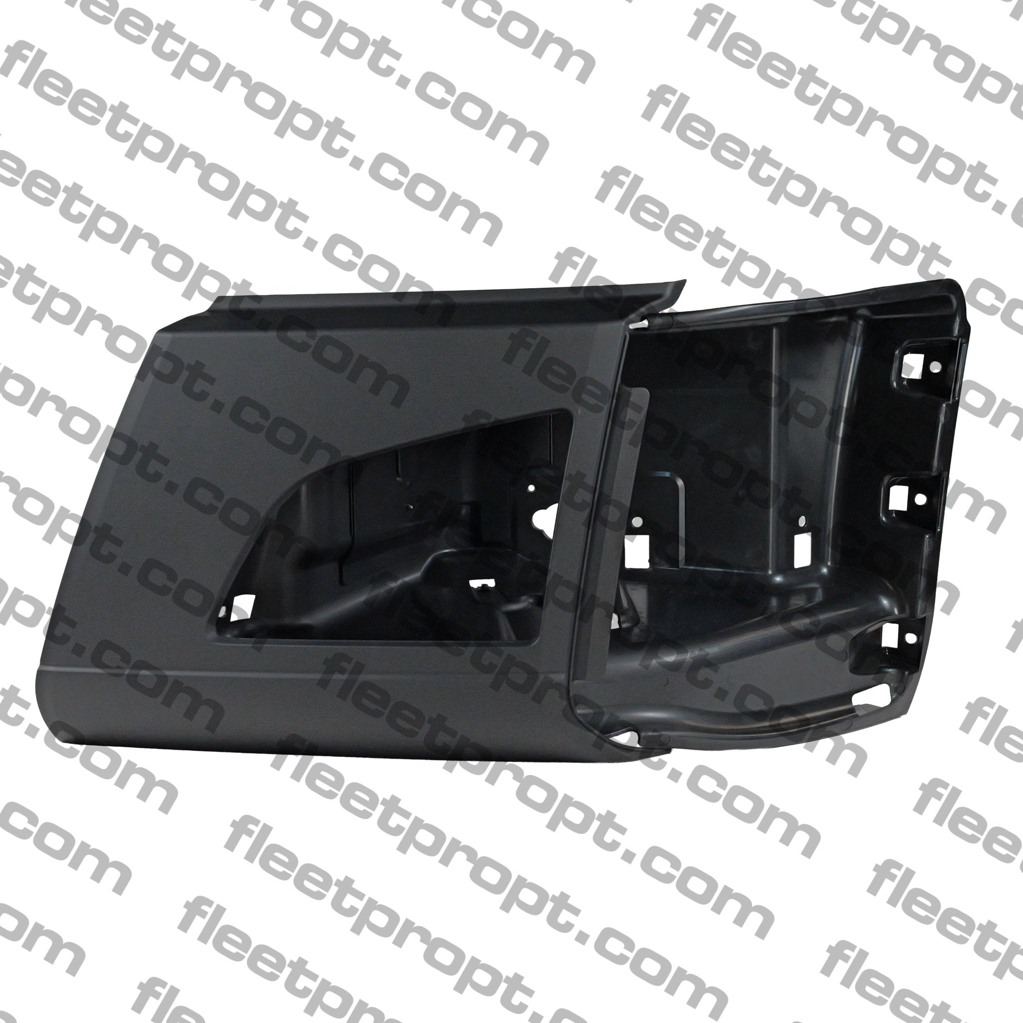 LH Corner Bumper Volvo VNL Black with Fog Light Hole – 2018 - 2025 (Gen 3) OEM Replacement 82750068 F-3424A-L - FleetPro - FLEETPRO PARTS & TIRES
