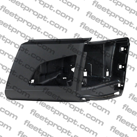 LH Corner Bumper Volvo VNL Black with Fog Light Hole – 2018 - 2025 (Gen 3) OEM Replacement 82750068 F-3424A-L - FleetPro - FLEETPRO PARTS & TIRES