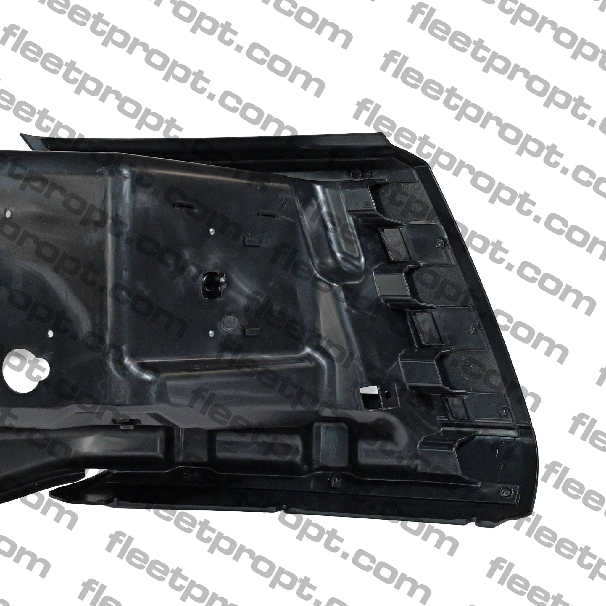 LH Corner Bumper Volvo VNL Black with Fog Light Hole – 2018 - 2025 (Gen 3) OEM Replacement 82750068 F-3424A-L - FleetPro - FLEETPRO PARTS & TIRES