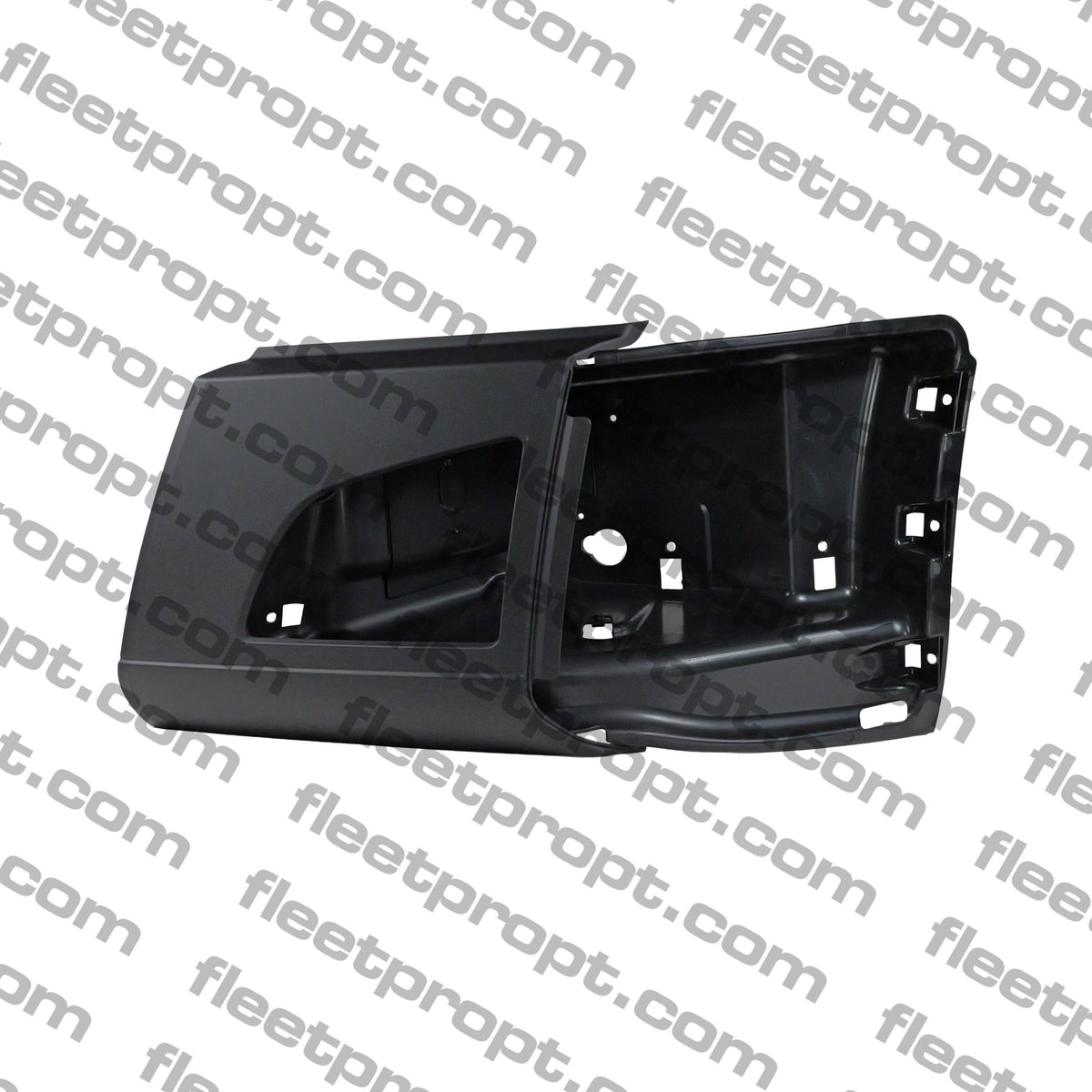 LH Corner Bumper Volvo VNL Black with Fog Light Hole – 2018 - 2025 (Gen 3) OEM Replacement 82750068 F-3424A-L - FleetPro - FLEETPRO PARTS & TIRES