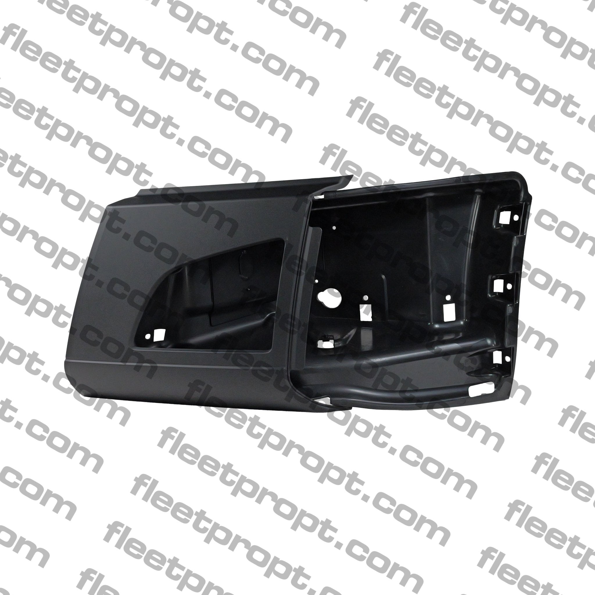 LH Corner Bumper Volvo VNL Black with Fog Light Hole – 2018 - 2025 (Gen 3) OEM Replacement 82750068 F-3424A-L - FleetPro - FLEETPRO PARTS & TIRES
