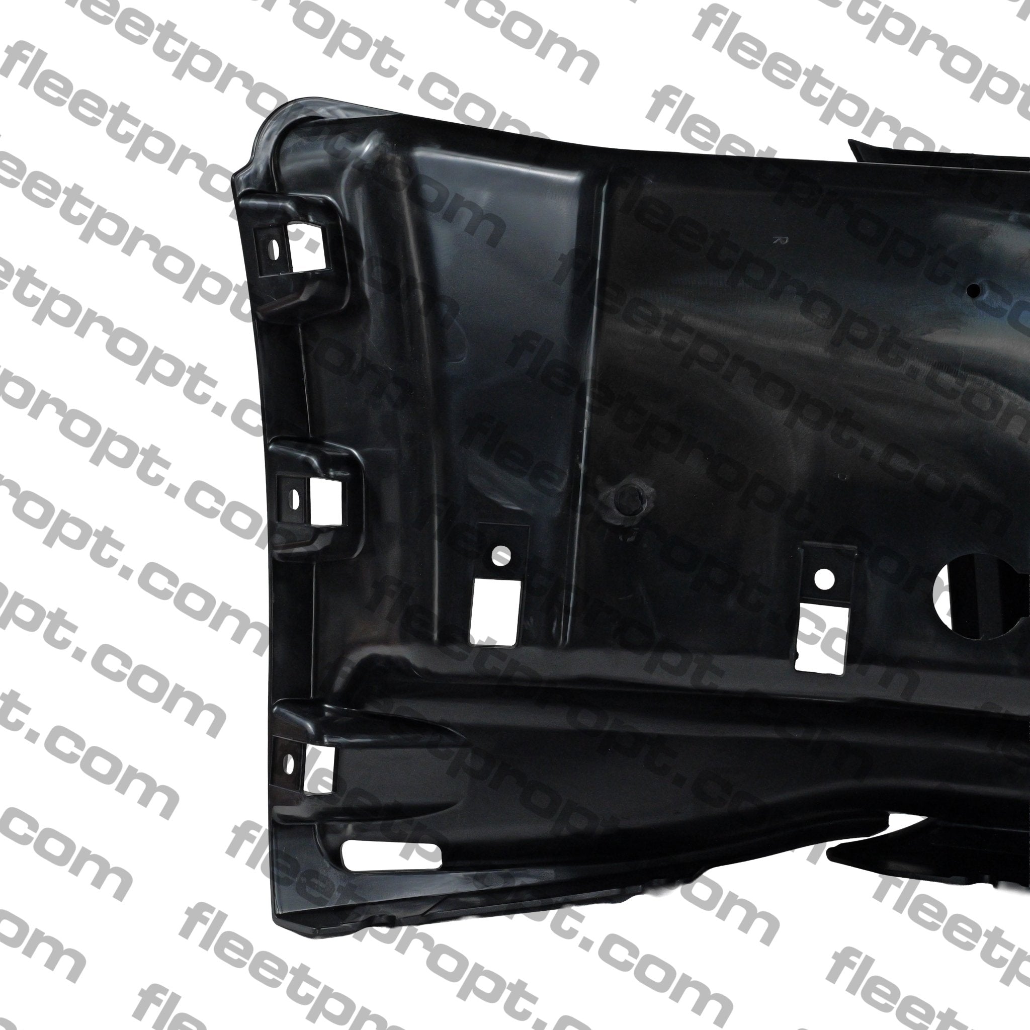 LH Corner Bumper Volvo VNL Black with Fog Light Hole – 2018 - 2025 (Gen 3) OEM Replacement 82750068 F-3424A-L - FleetPro - FLEETPRO PARTS & TIRES