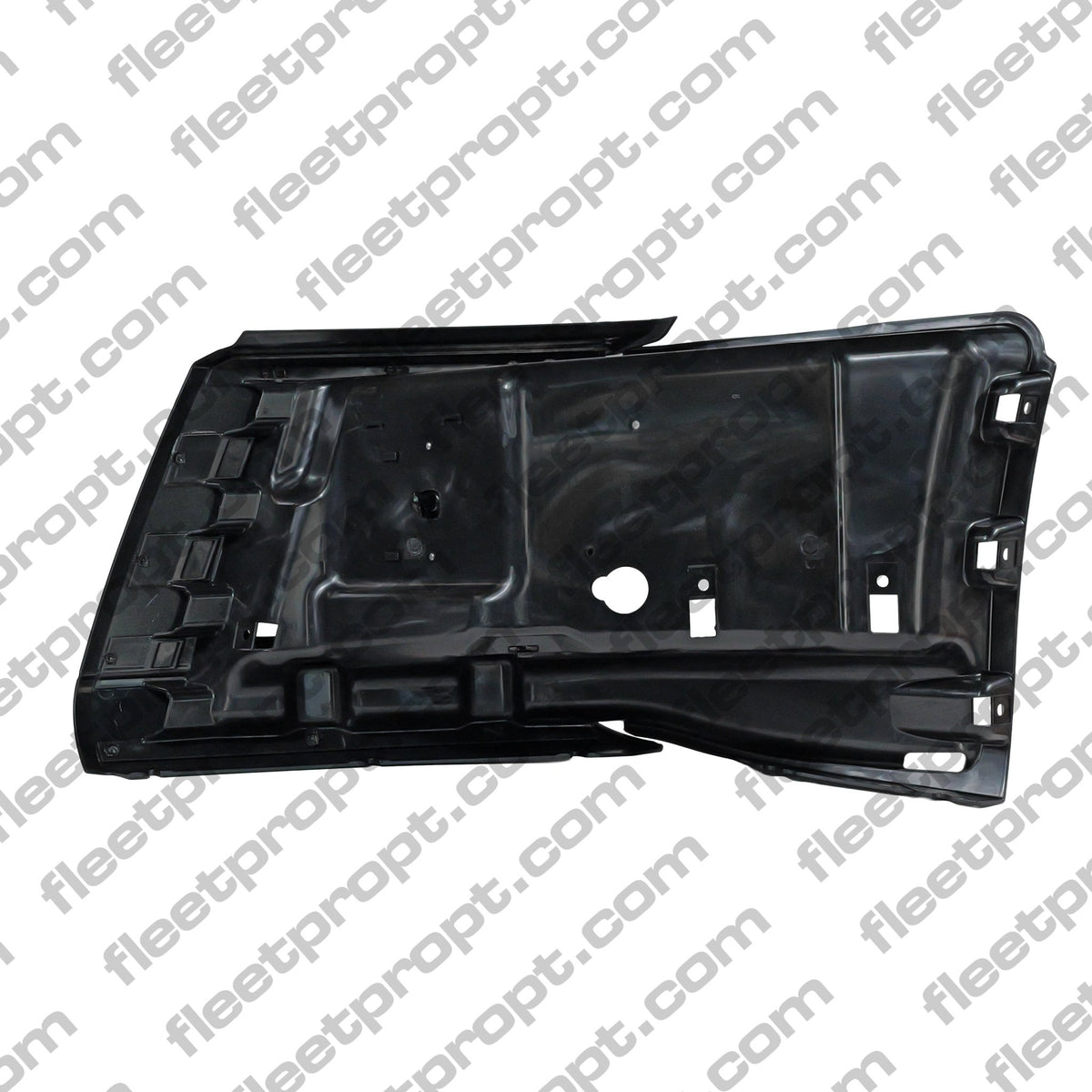 RH Corner Bumper Volvo VNL Black with Fog Light Hole – 2018 - 2025 (Gen 3) OEM Replacement 82750070 F-3424A-R - FleetPro - FLEETPRO PARTS & TIRES
