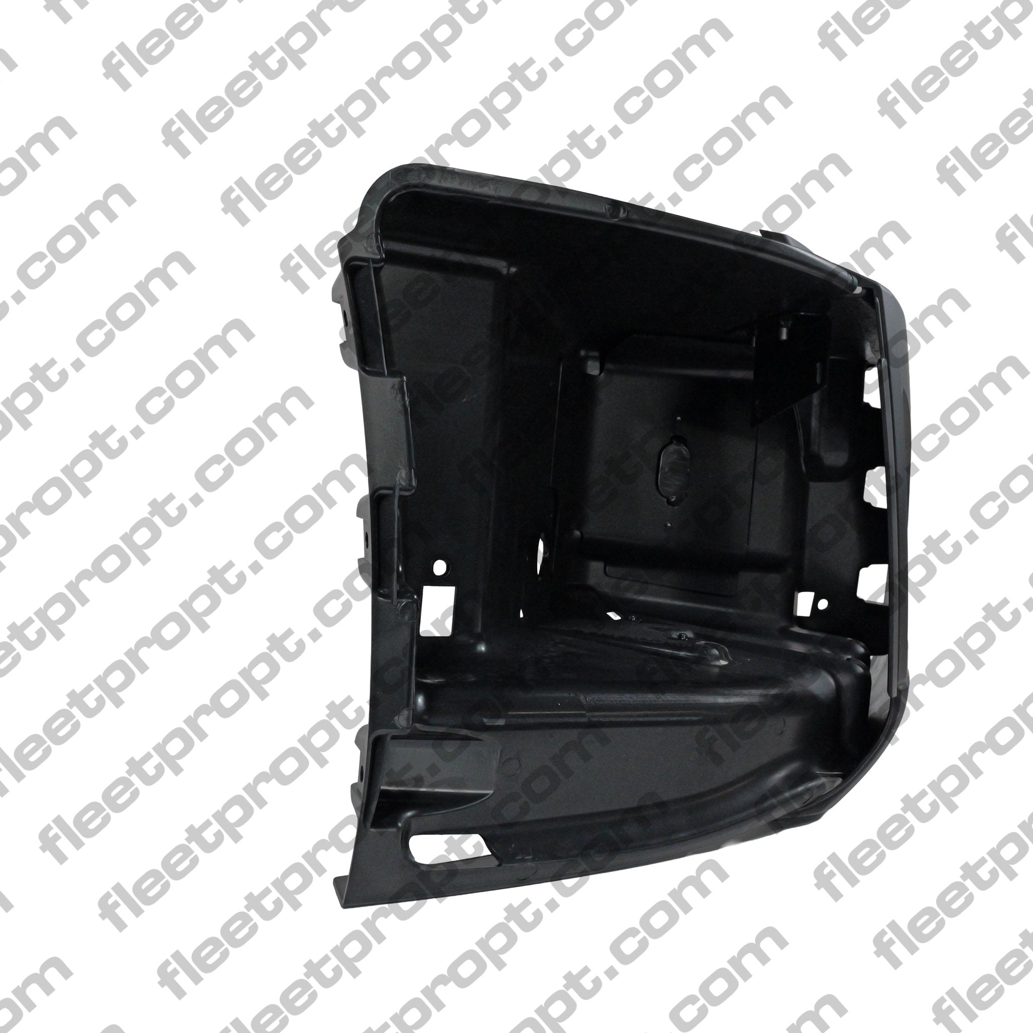 RH Corner Bumper Volvo VNL Black with Fog Light Hole – 2018 - 2025 (Gen 3) OEM Replacement 82750070 F-3424A-R - FleetPro - FLEETPRO PARTS & TIRES