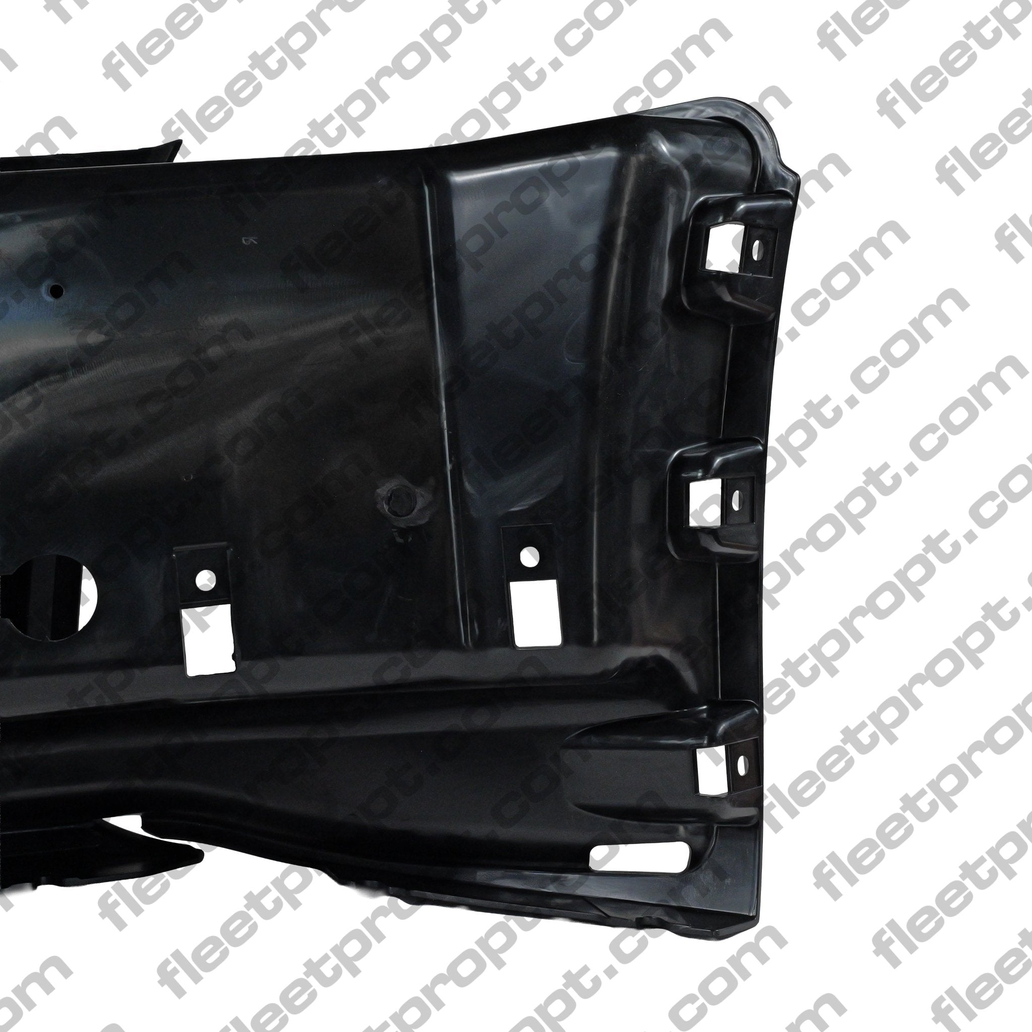 RH Corner Bumper Volvo VNL Black with Fog Light Hole – 2018 - 2025 (Gen 3) OEM Replacement 82750070 F-3424A-R - FleetPro - FLEETPRO PARTS & TIRES