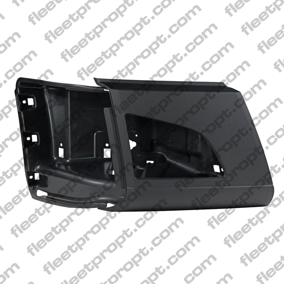 RH Corner Bumper Volvo VNL Black with Fog Light Hole – 2018 - 2025 (Gen 3) OEM Replacement 82750070 F-3424A-R - FleetPro - FLEETPRO PARTS & TIRES