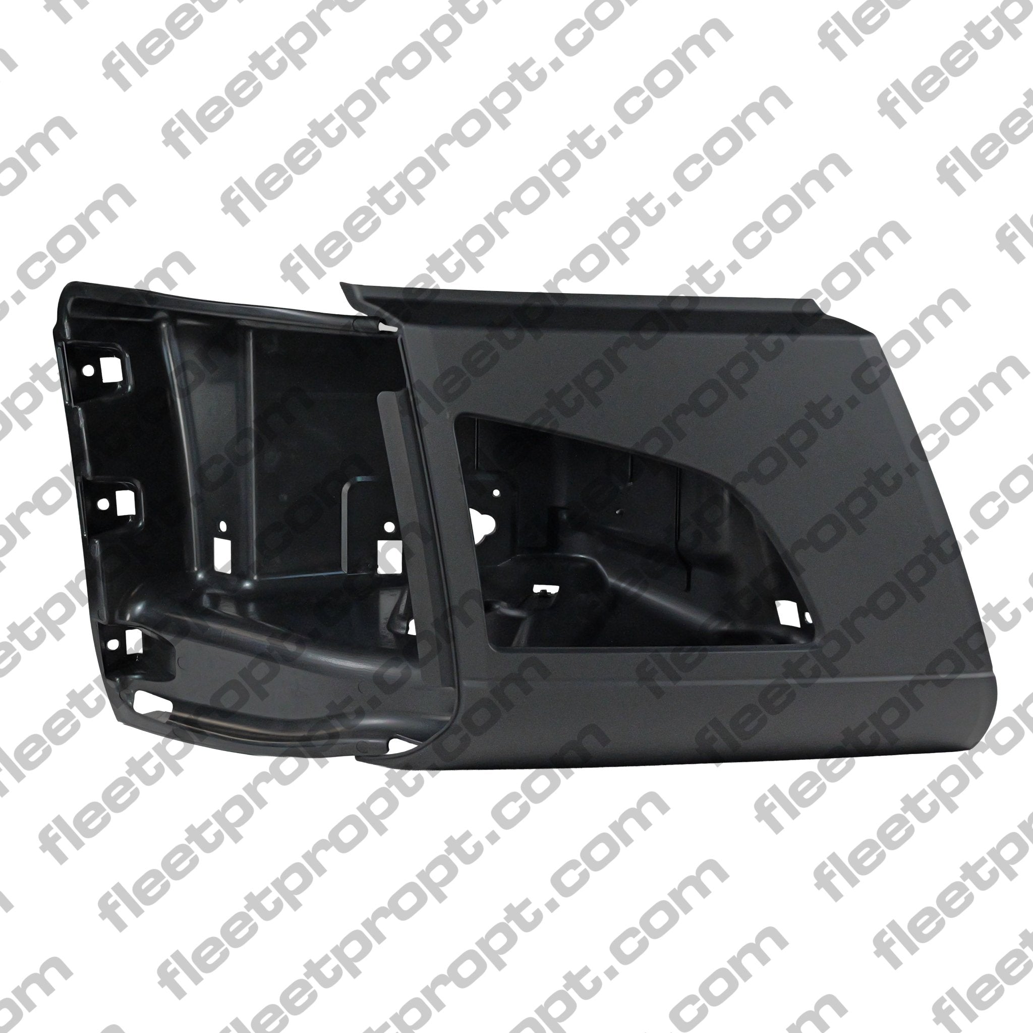 RH Corner Bumper Volvo VNL Black with Fog Light Hole – 2018 - 2025 (Gen 3) OEM Replacement 82750070 F-3424A-R - FleetPro - FLEETPRO PARTS & TIRES