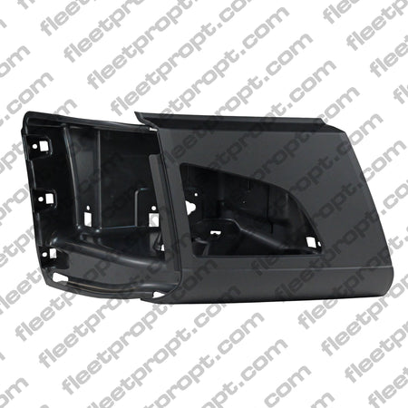 RH Corner Bumper Volvo VNL Black with Fog Light Hole – 2018 - 2025 (Gen 3) OEM Replacement 82750070 F-3424A-R - FleetPro - FLEETPRO PARTS & TIRES