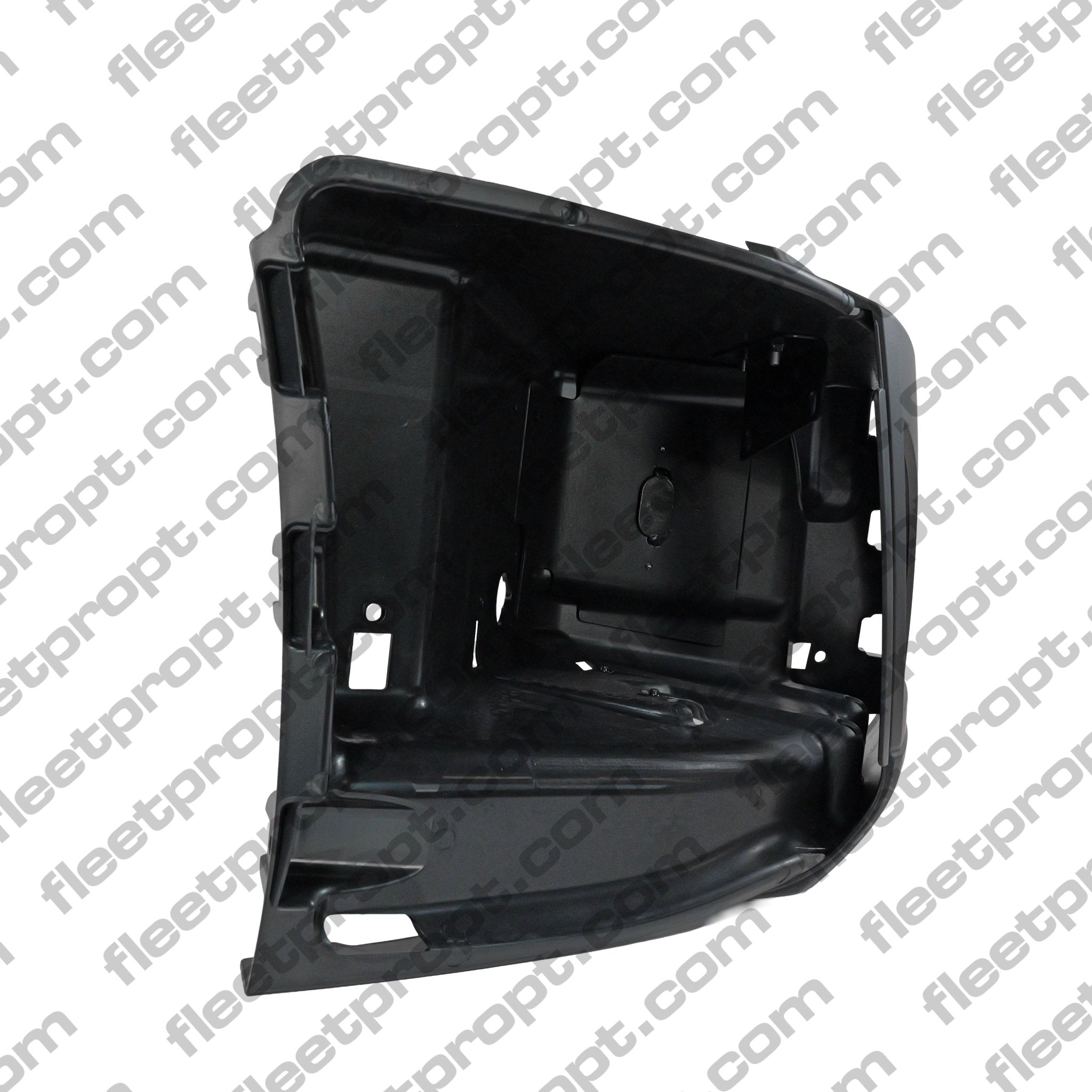 RH Corner Bumper Volvo VNL Black with Fog Light Hole – 2018 - 2025 (Gen 3) OEM Replacement 82750070 F-3424A-R - FleetPro - FLEETPRO PARTS & TIRES
