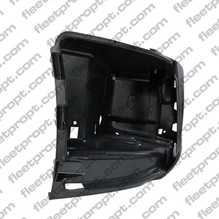 RH Corner Bumper Volvo VNL Black with Fog Light Hole – 2018 - 2025 (Gen 3) OEM Replacement 82750070 F-3424A-R - FleetPro - FLEETPRO PARTS & TIRES