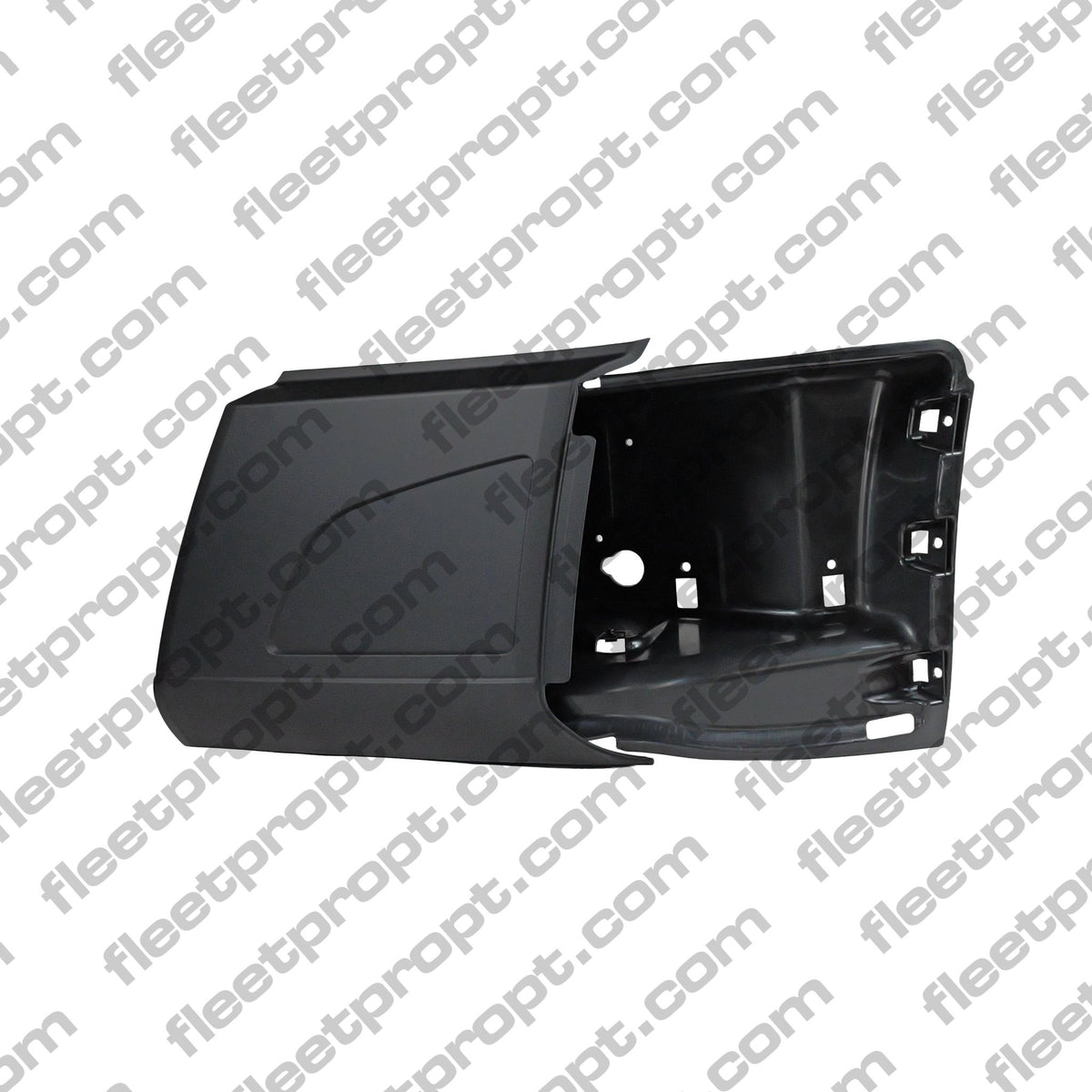 LH Corner Bumper Volvo VNL Black without Fog Light Hole – 2018 - 2025 (Gen 3) OEM Replacement 82750062 F-3424B-L - FleetPro - FLEETPRO PARTS & TIRES
