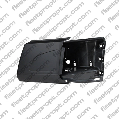 LH Corner Bumper Volvo VNL Black without Fog Light Hole – 2018 - 2025 (Gen 3) OEM Replacement 82750062 F-3424B-L - FleetPro - FLEETPRO PARTS & TIRES