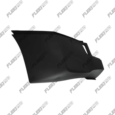 Cascadia Corner Bumper (2018–2025) – Passenger Side Outer Cover WITHOUT Fog Light Hole – Replaces 21 - 29100 - 009 F-34423-R - FleetPro - FLEETPRO PARTS & TIRES