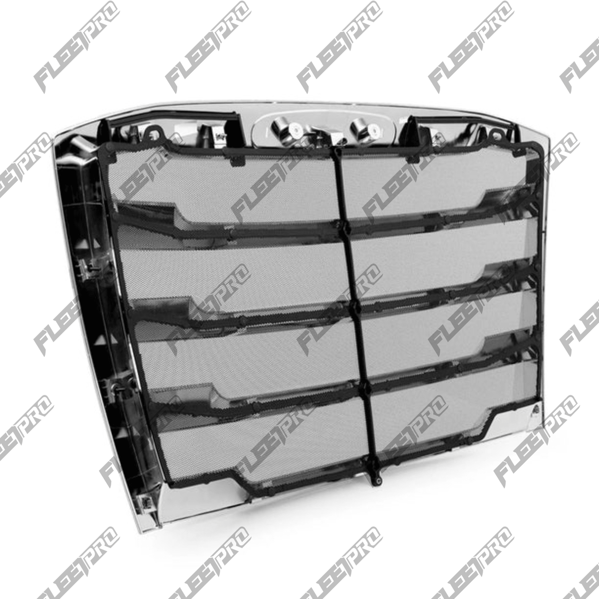Freightliner Cascadia Chrome Grille with Bug Screen – 2018 - 2025 New Body Style OEM A17 - 20832 - 017 F-34423A - FleetPro - FLEETPRO PARTS & TIRES