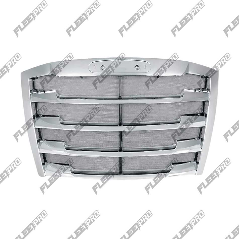 Freightliner Cascadia Chrome Grille with Bug Screen – 2018 - 2025 New Body Style OEM A17 - 20832 - 017 F-34423A - FleetPro - FLEETPRO PARTS & TIRES