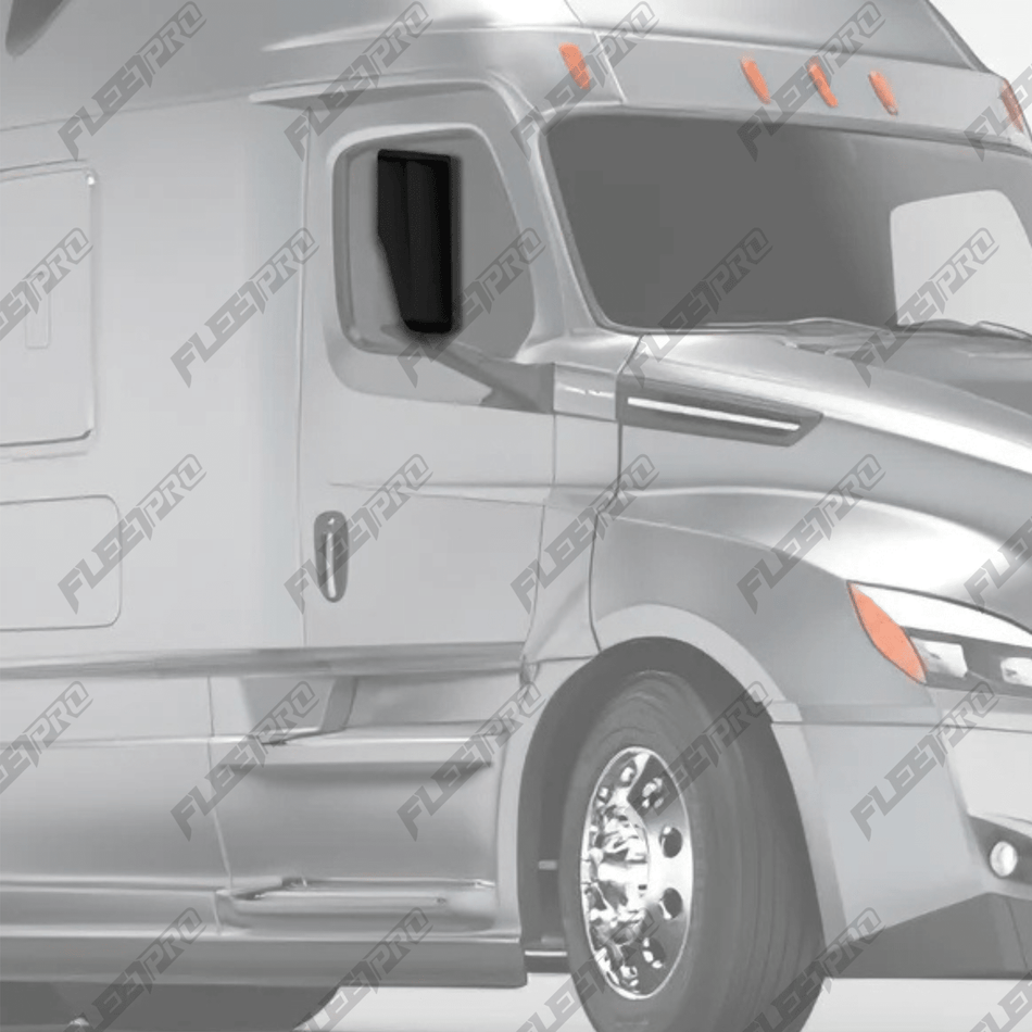 Cascadia Mirror Cover (2018–2026) – Passenger Side Black – Replaces 22 - 78606 - 501 F-36123-RS32 - FleetPro - FLEETPRO PARTS & TIRES