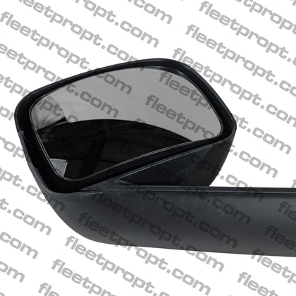 Freightliner New Cascadia Hood Mirror (2018 - 2026) - Black Cover - Heated LH - Replaces A22 - 77791 - 008 F-3624-LS32 - FleetPro - FLEETPRO PARTS & TIRES