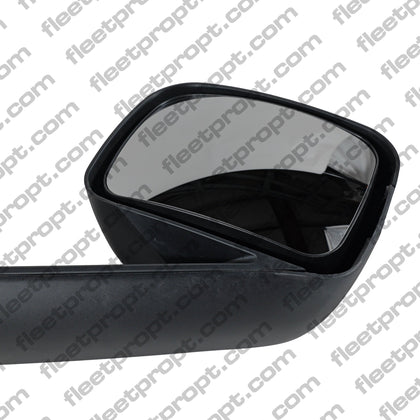 Freightliner New Cascadia Hood Mirror (2018 - 2026) - Black Cover - Heated RH - Replaces A22 - 77791 - 009 F-3624-RS32 - FleetPro - FLEETPRO PARTS & TIRES