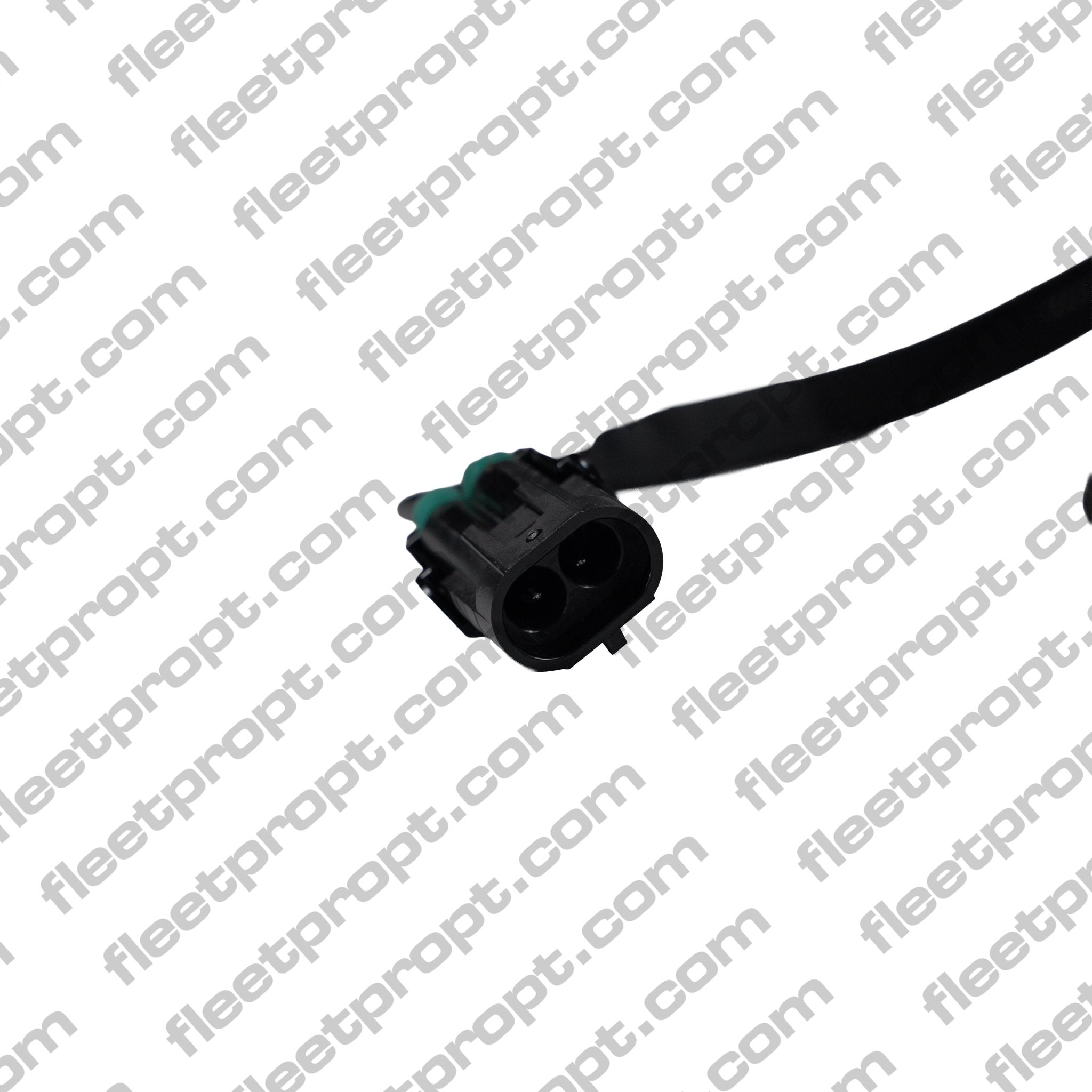 Freightliner New Cascadia Hood Mirror (2018 - 2026) - Black Cover - Heated RH - Replaces A22 - 77791 - 009 F-3624-RS32 - FleetPro - FLEETPRO PARTS & TIRES