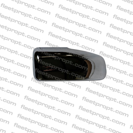 Cascadia Mirror Cover (2018–2026) – Driver Side Chrome – Replaces 22 - 78606 - 502 F-36323-LS25 - FleetPro - FLEETPRO PARTS & TIRES