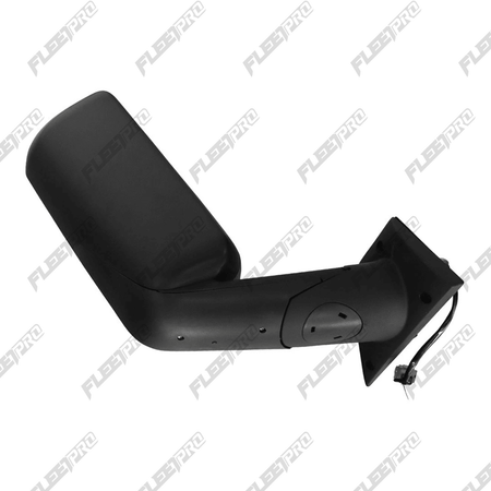 Cascadia Door Mirror (2018–2026) – Driver Side Black – Heated & Power Adjustable – Replaces A22 - 78606 - 004 F-36723-LS23 - FleetPro - FLEETPRO PARTS & TIRES