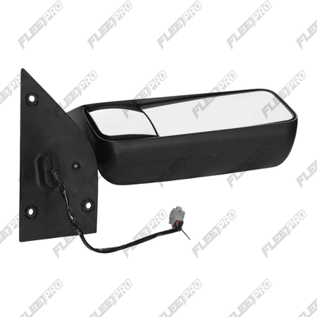 Cascadia Door Mirror (2018–2026) – Driver Side Black – Heated & Power Adjustable – Replaces A22 - 78606 - 004 F-36723-LS23 - FleetPro - FLEETPRO PARTS & TIRES